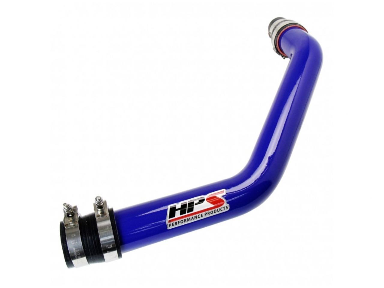 HPS 2.5" Upper Intercooler Pipe UICP, 08-15 Mitsubishi Lancer EVO X Turbo, Blue