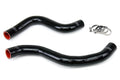 HPS Black Reinforced Silicone Radiator Hose Kit Coolant Mitsubishi Lancer EVO 9