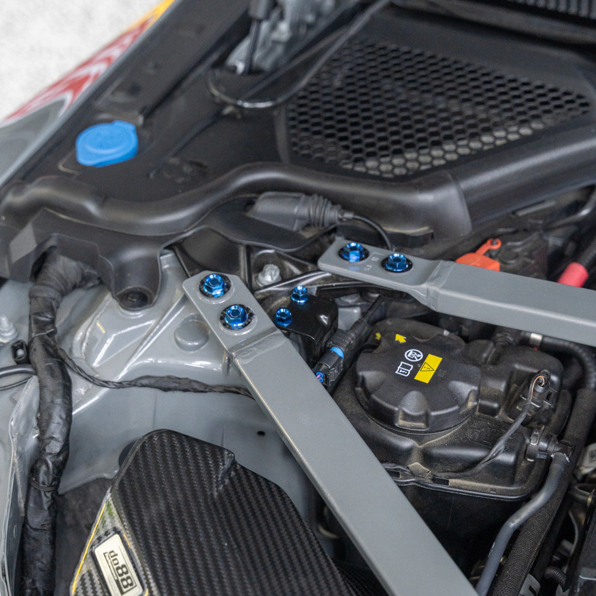 JDC Titanium Engine Bay Dress-Up Hardware Kit | 2021-2026 BMW M3/M4