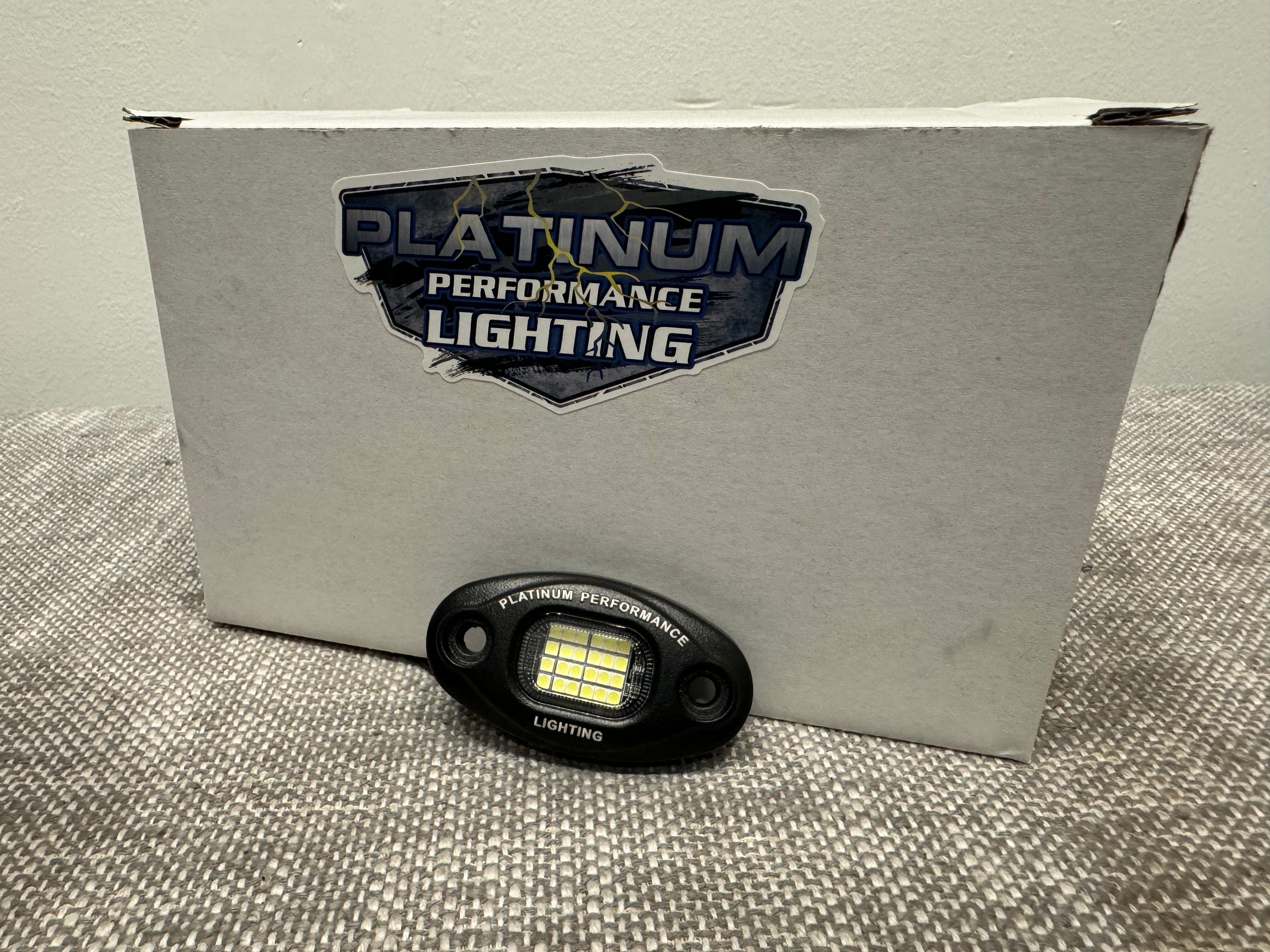 Platinum 24 LED white Rock Lights single