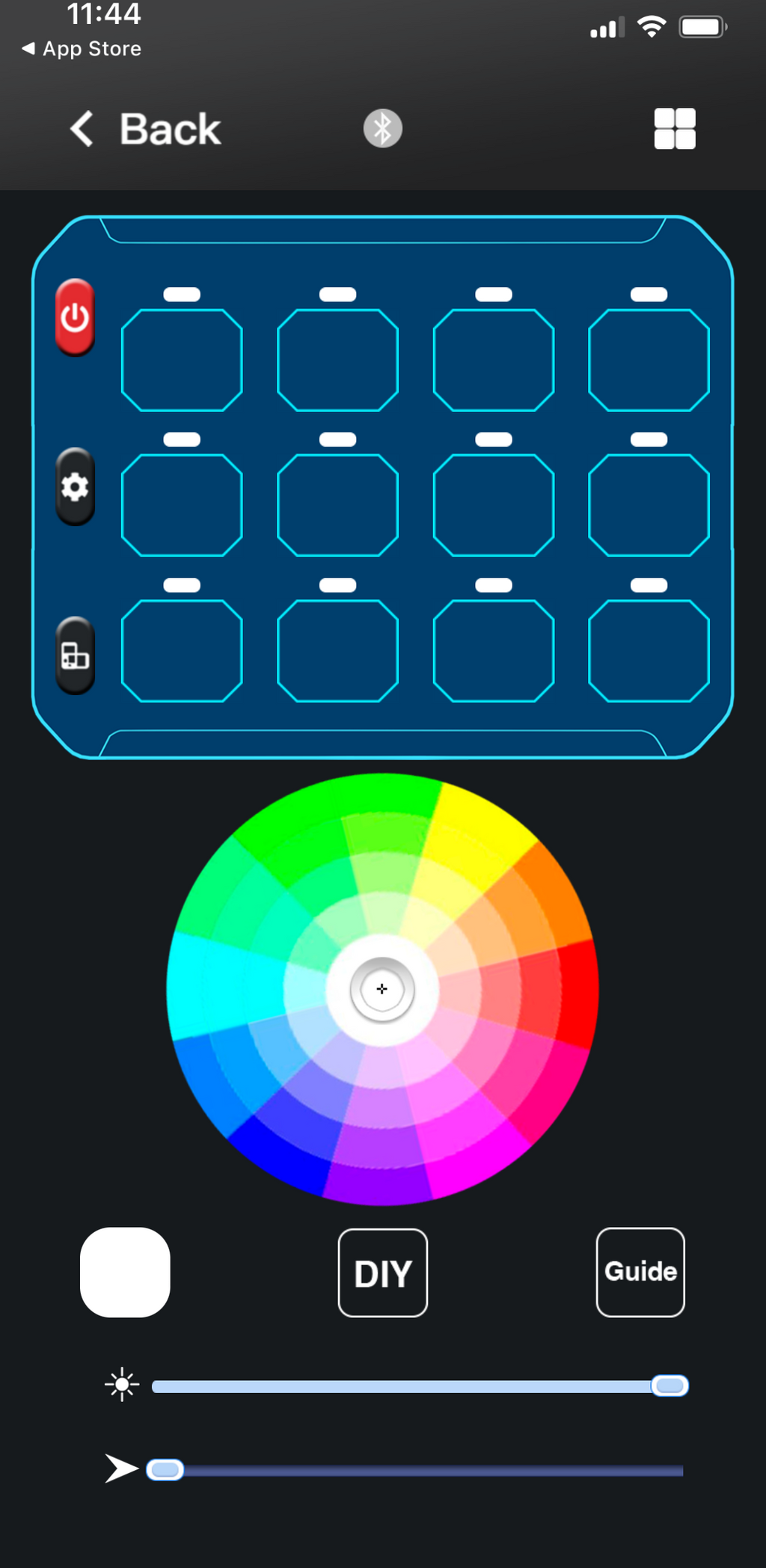 12-Gang Switch Panel With RGB And Remote Control Bluetooth App