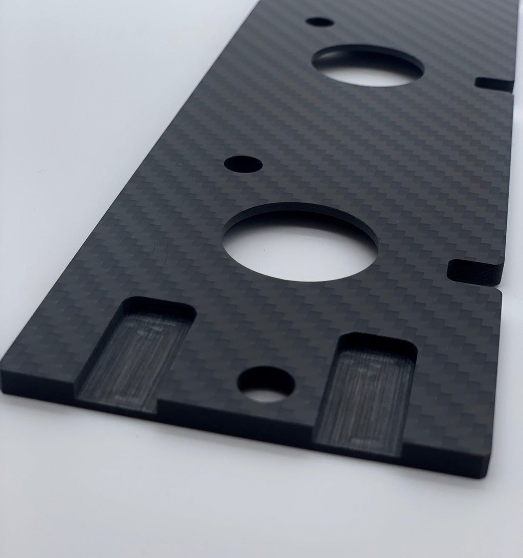 JDC "Show Series" Carbon Fiber Coil On Plug Mounting Plate | Mitsubishi Evo 4-9