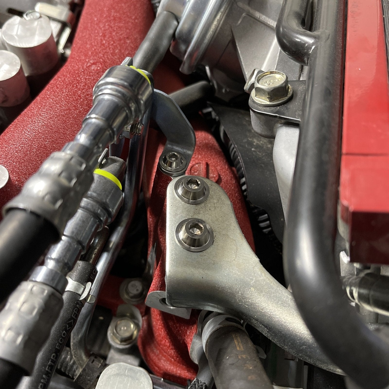 JDC Titanium Engine Bay Dress-Up Hardware Kit | 2015-2021 Subaru STi