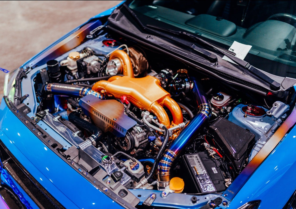 JDC Titanium Engine Bay Dress-Up Hardware Kit | 2015-2021 Subaru STi