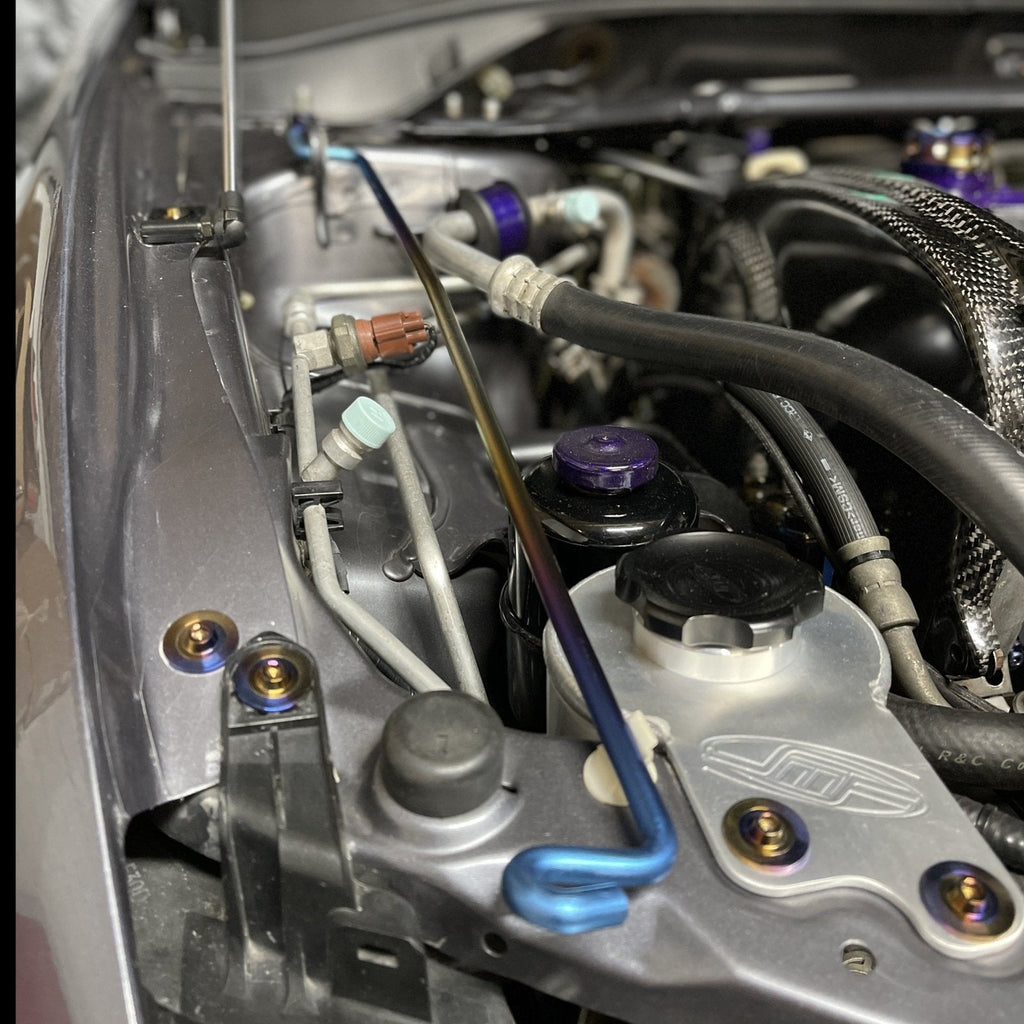 JDC Titanium Hood Prop Rod | Evo 7/8/9