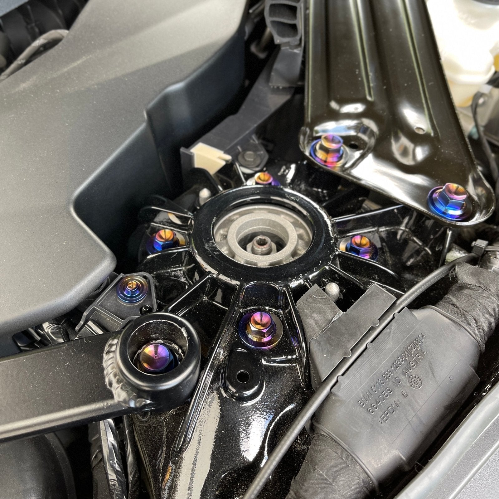 JDC Titanium Strut Tower Hardware Kit | A90 Toyota Supra